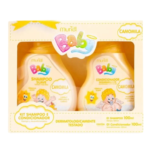 Kit Shampoo Condicionador Suave Muriel Baby Camomila - 100ml
