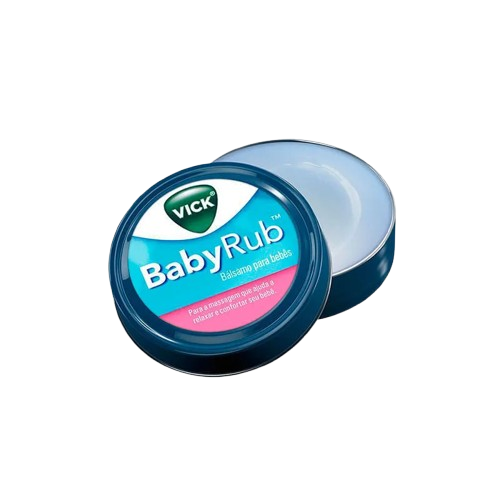 Vick BabyRub Bálsamo Infantil com Camomila e Aloe Vera 12g