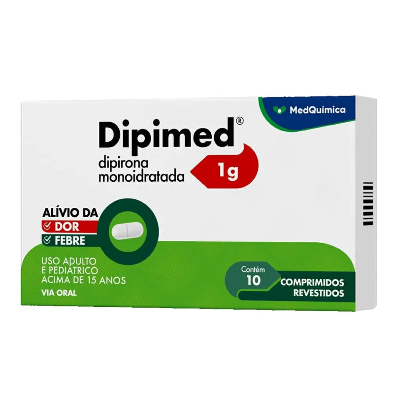 Dipimed 1g Medquimica 10 Comprimidos