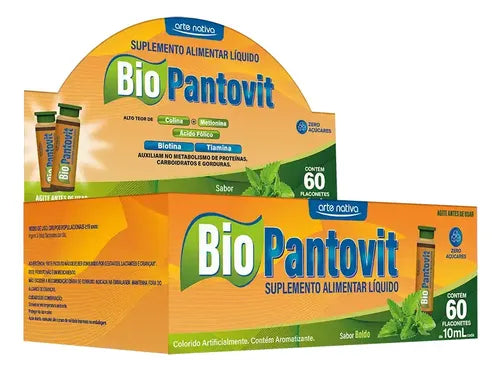 Bio Pantovit 60 Flaconetes X 10ml Sabor Boldo Arte Nativa